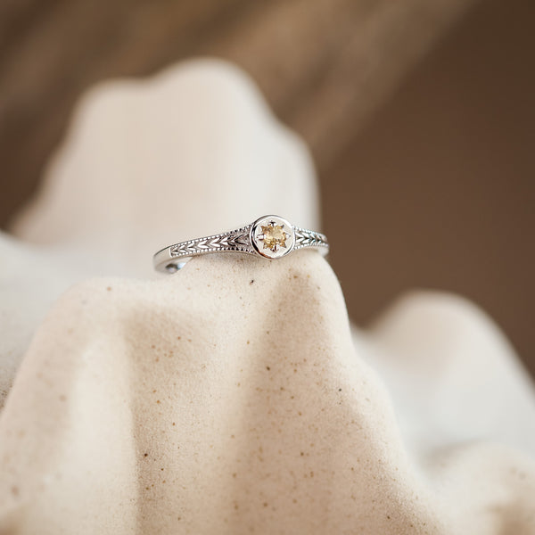 Starlight Birthstone Star Ring - Rainbow Rocks Jewellery