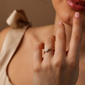 Starlight Birthstone Star Ring - Rainbow Rocks Jewellery