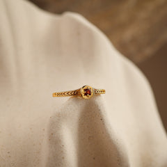 Starlight Birthstone Star Ring - Rainbow Rocks Jewellery