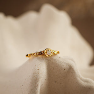 Starlight Birthstone Star Ring - Rainbow Rocks Jewellery