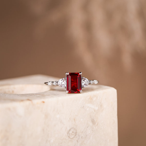 Mira Ruby Ring - Rainbow Rocks Jewellery