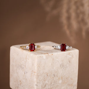 Mira Ruby Ring - Rainbow Rocks Jewellery