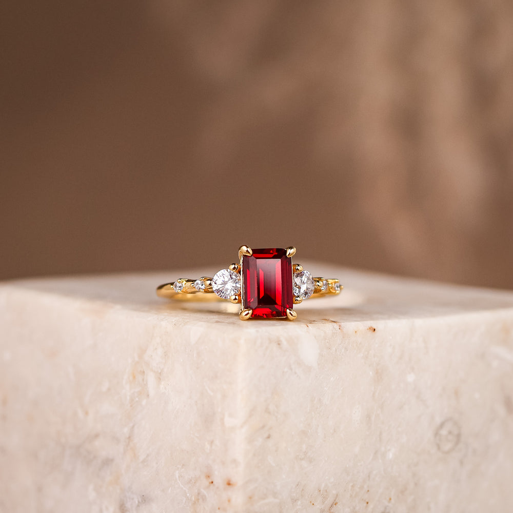 Mira Ruby Ring - Rainbow Rocks Jewellery