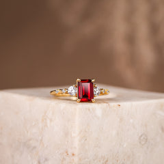 Mira Ruby Ring - Rainbow Rocks Jewellery