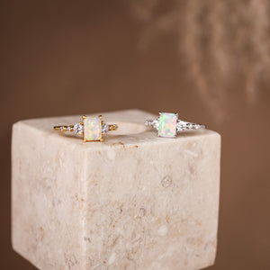Mira Opal Ring - Rainbow Rocks Jewellery