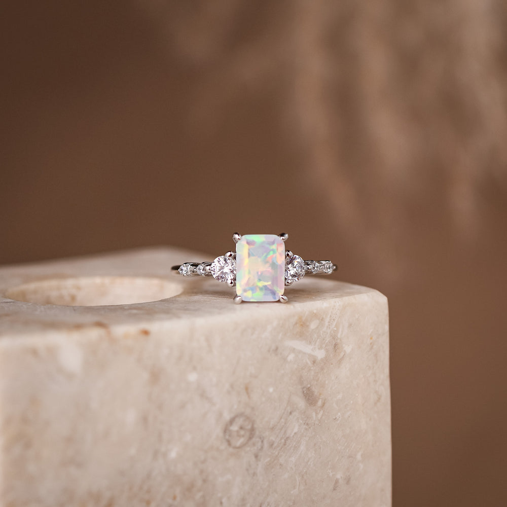 Mira Opal Ring - Rainbow Rocks Jewellery
