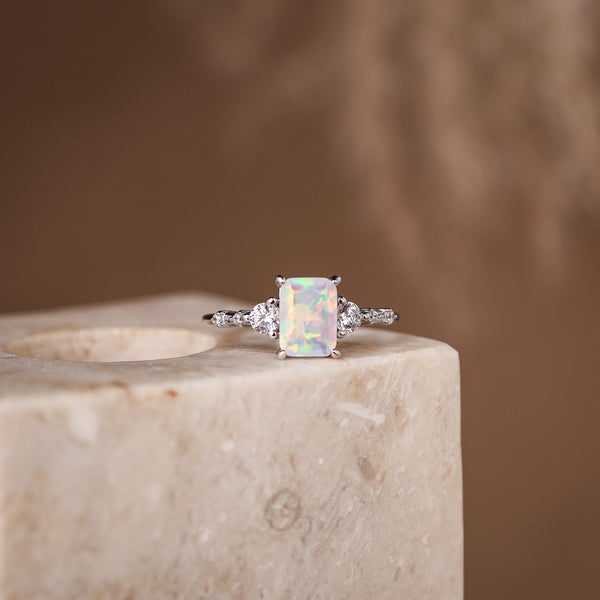 Mira Opal Ring - Rainbow Rocks Jewellery