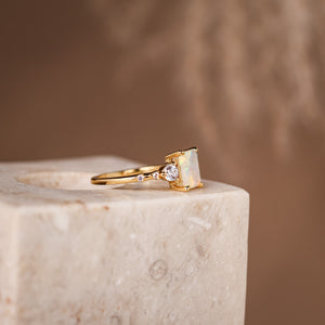 Mira Opal Ring - Rainbow Rocks Jewellery