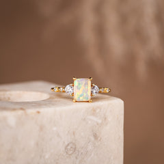 Mira Opal Ring - Rainbow Rocks Jewellery