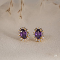 Odessa Amethyst Necklace 14K Gold Vermeil - Rainbow Rocks Jewellery