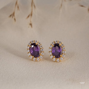 Odessa Amethyst Necklace 14K Gold Vermeil - Rainbow Rocks Jewellery