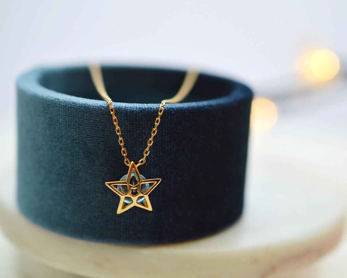 YOUR ARE MY STAR Blue Star Necklace