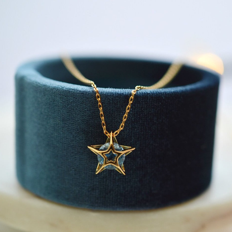YOUR ARE MY STAR Blue Star Necklace