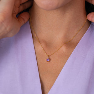Starlight Natural 12 Birthstone Necklaces - Rainbow Rocks Jewellery