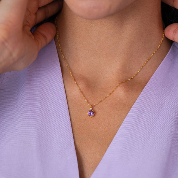 Starlight Natural 12 Birthstone Necklaces - Rainbow Rocks Jewellery