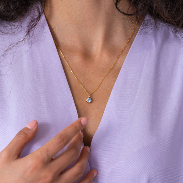 Starlight Natural 12 Birthstone Necklaces - Rainbow Rocks Jewellery