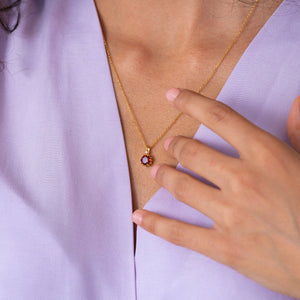 Starlight Natural 12 Birthstone Necklaces - Rainbow Rocks Jewellery